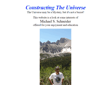 Tablet Screenshot of constructingtheuniverse.com